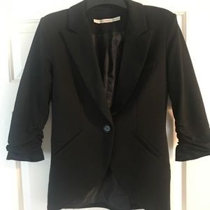 Gibson black one button blazer